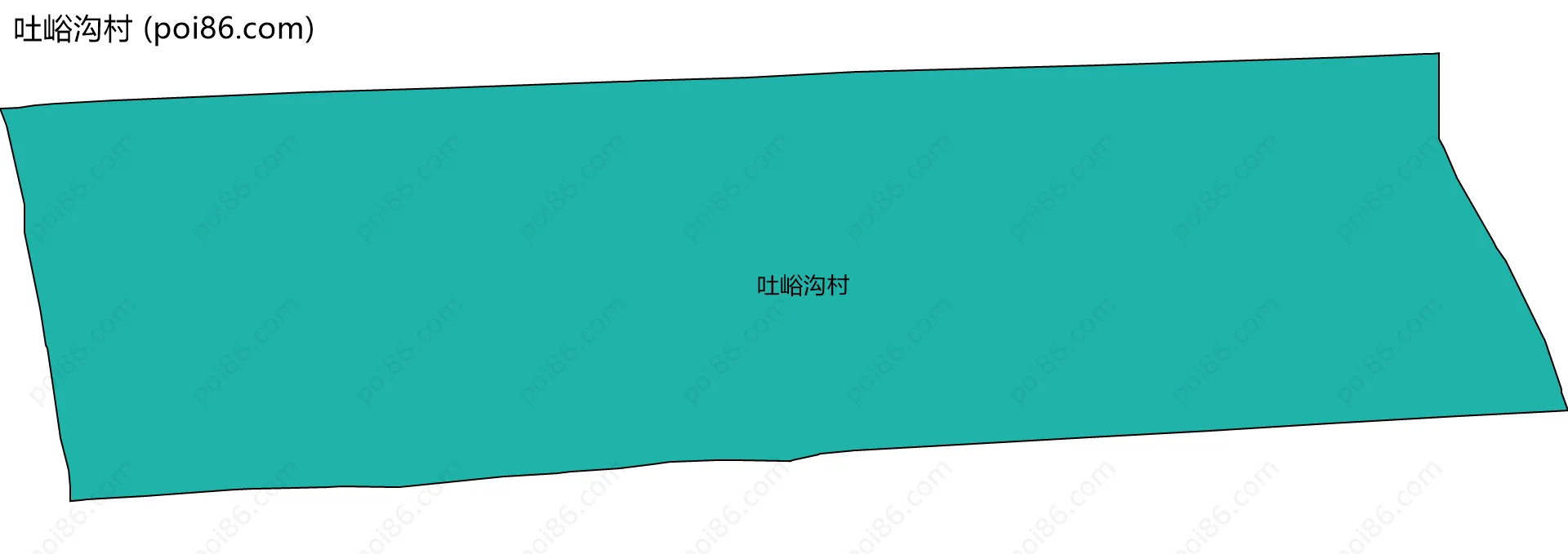 吐峪沟村边界地图