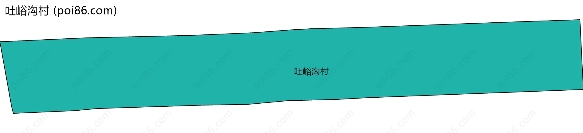 吐峪沟村边界地图