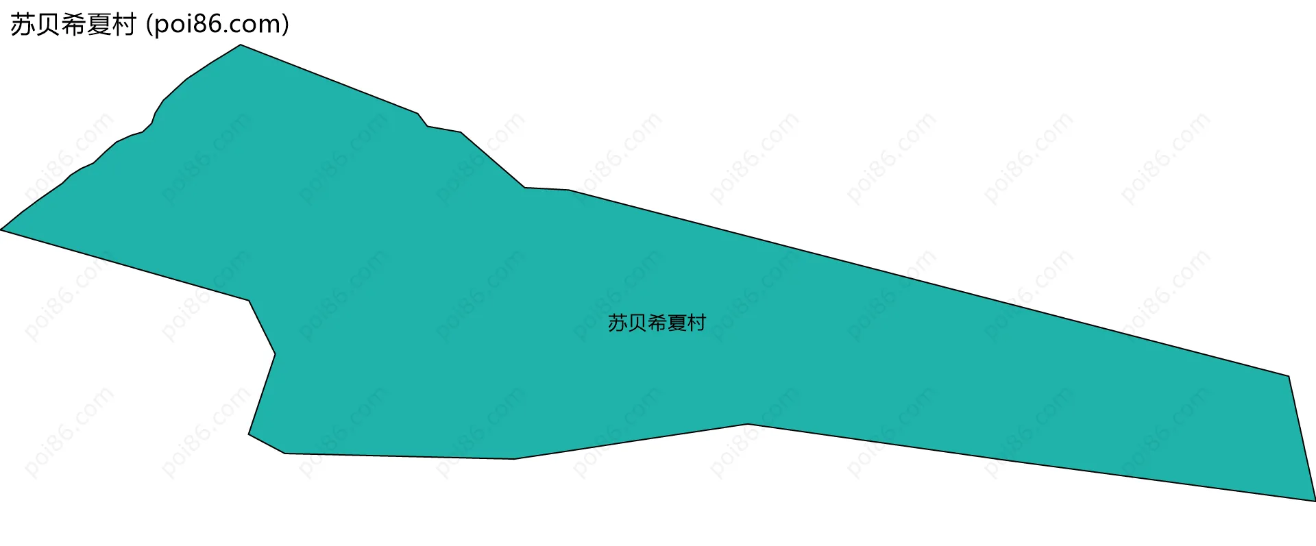 苏贝希夏村边界地图