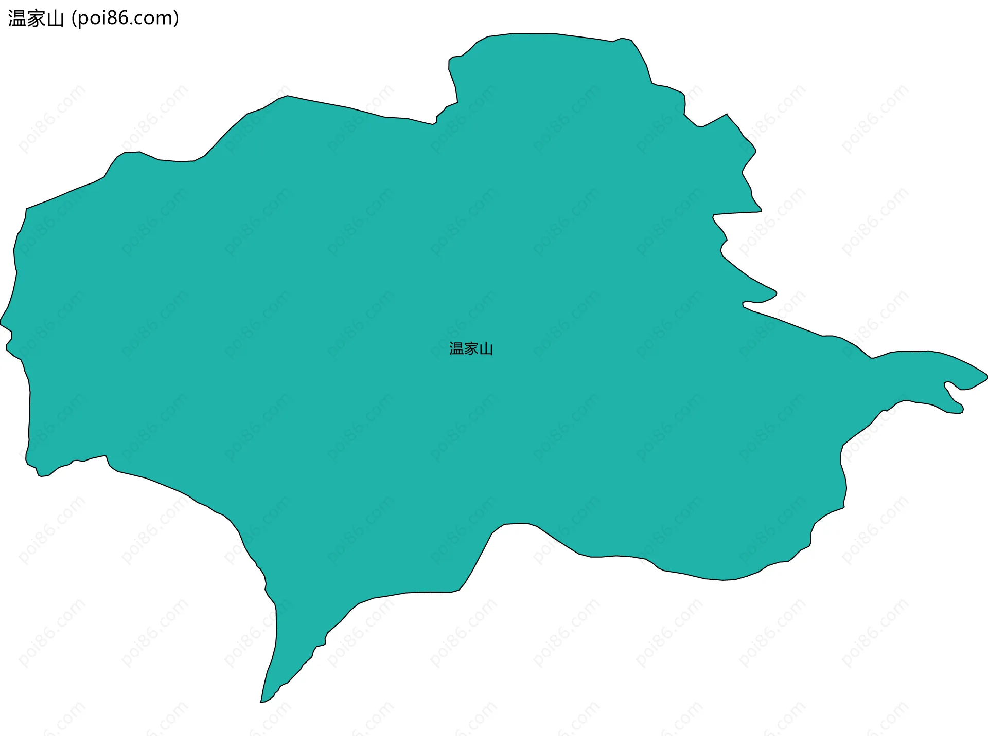 温家山边界地图