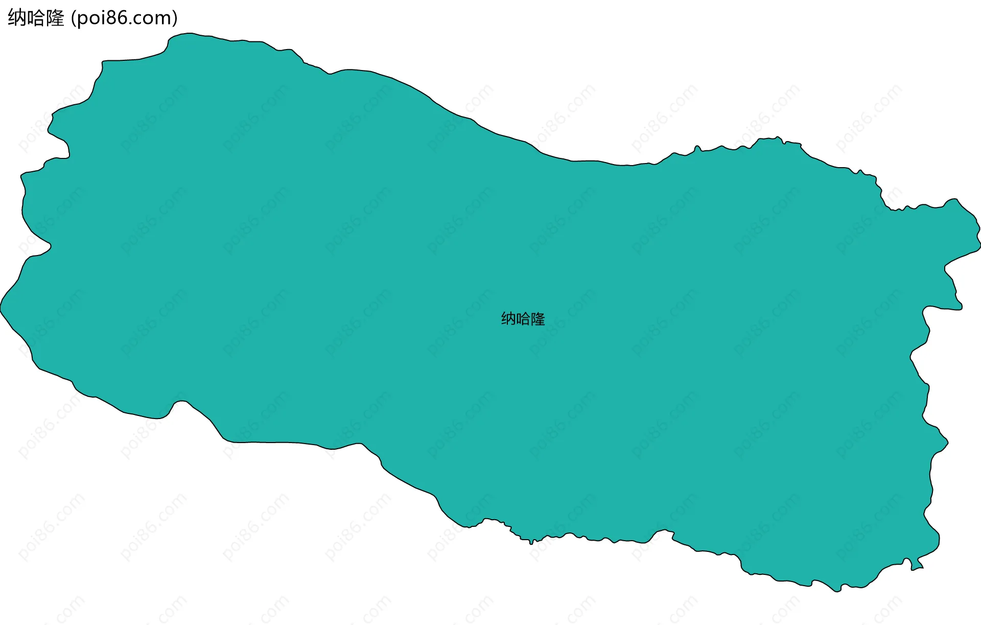 纳哈隆边界地图