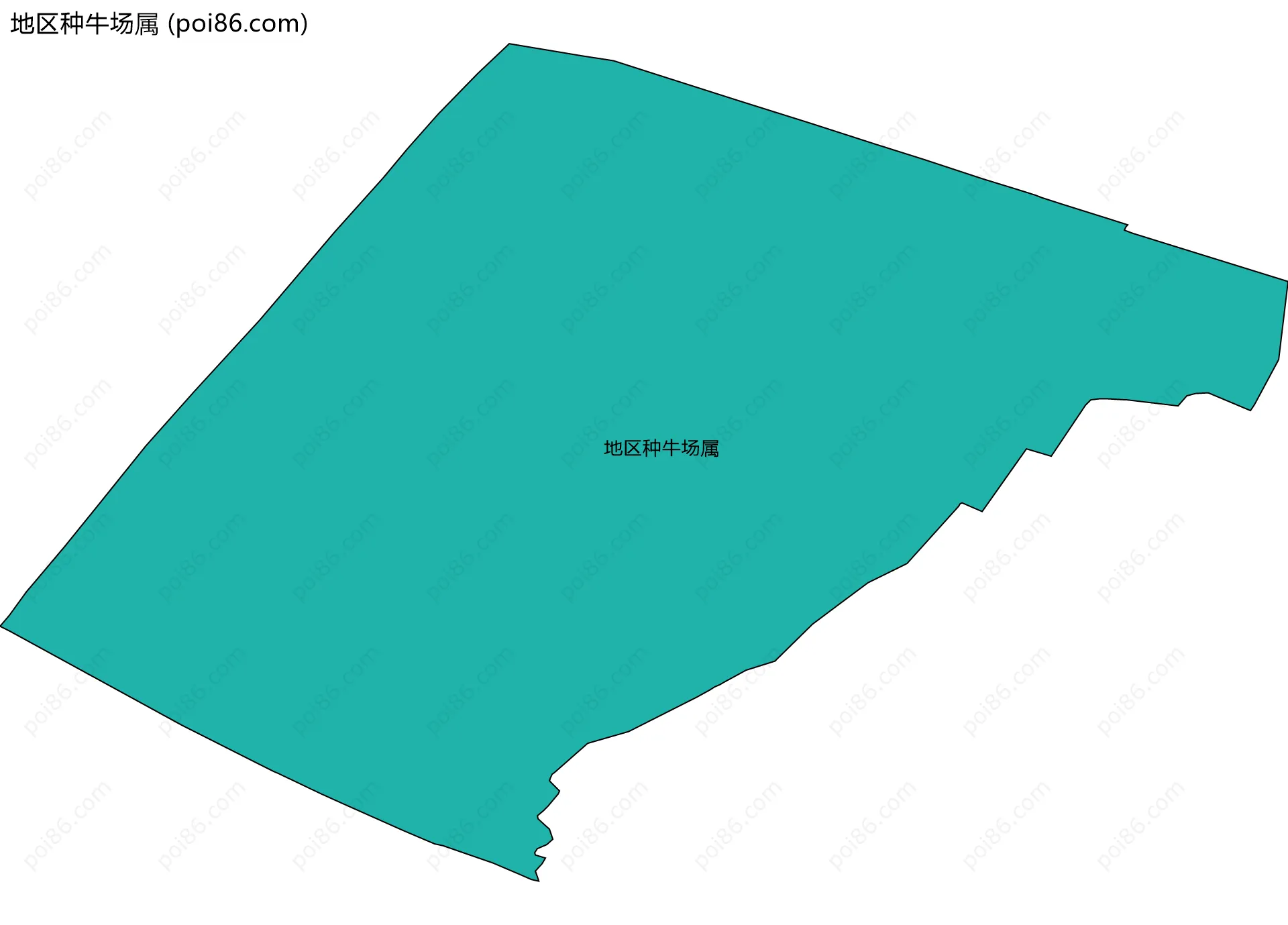 地区种牛场属边界地图