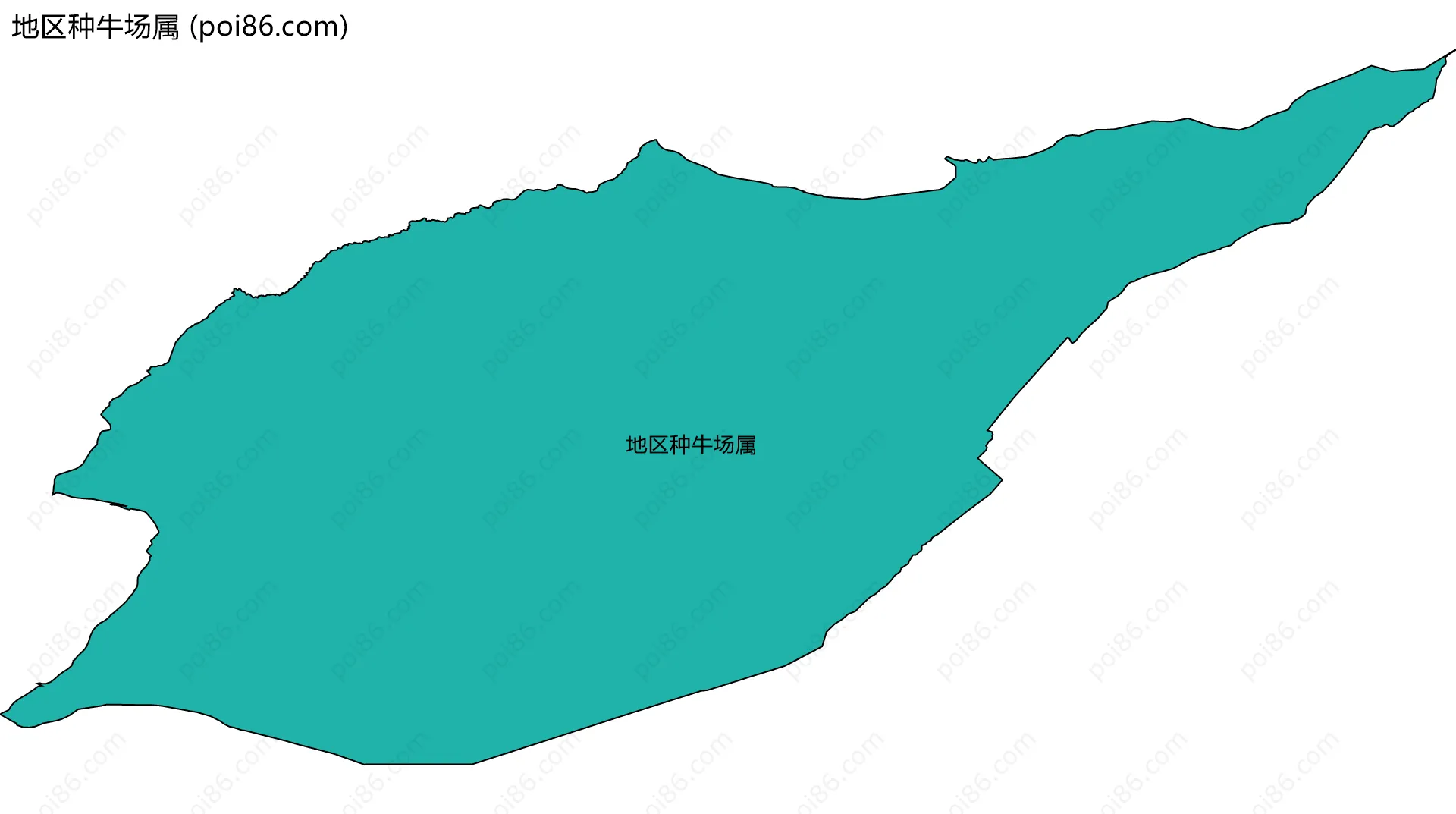地区种牛场属边界地图