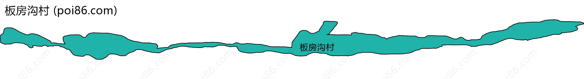 板房沟村边界地图