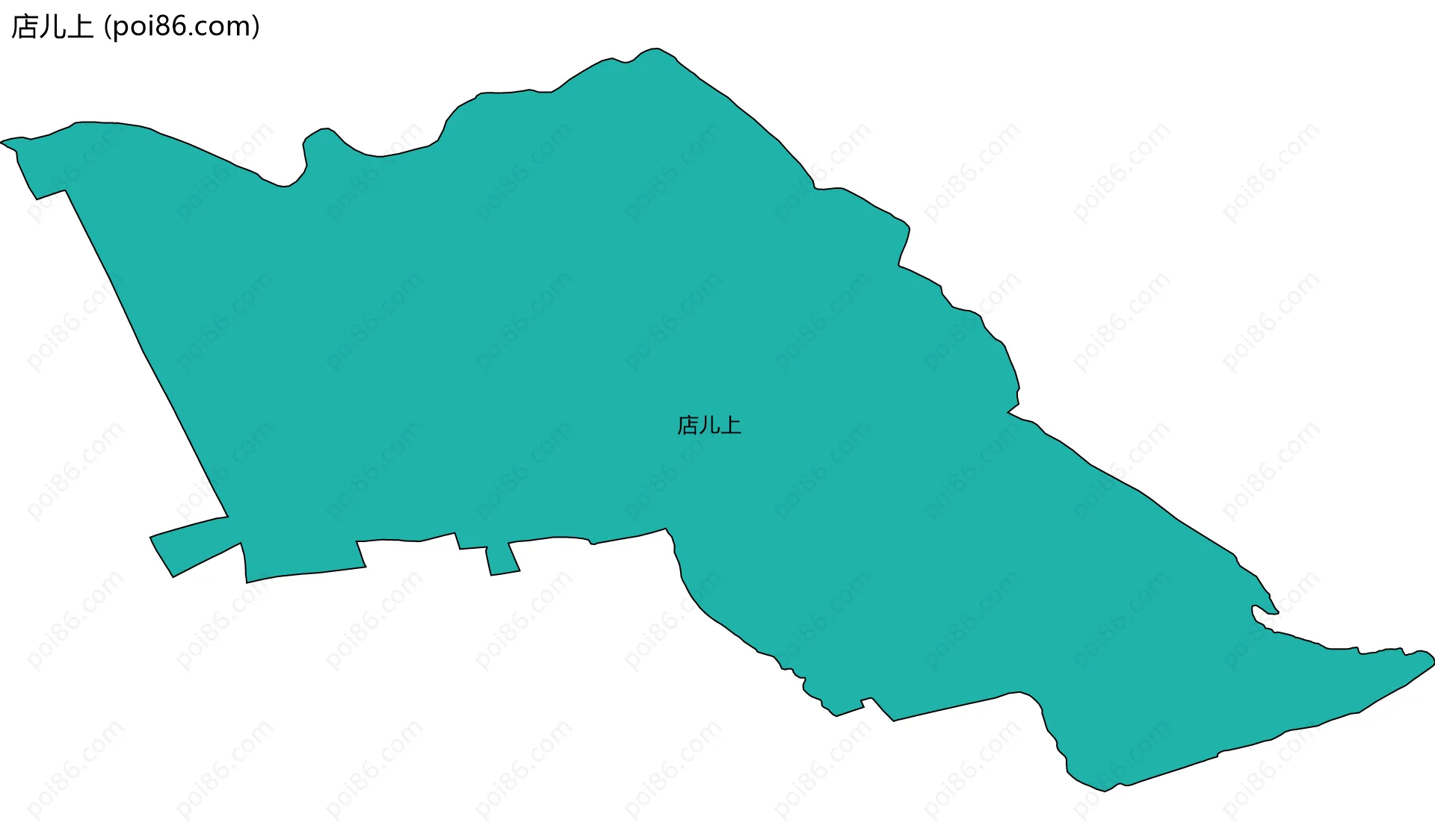 店儿上边界地图