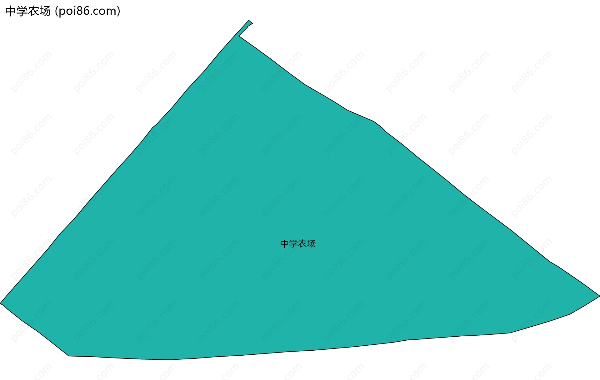 中学农场边界地图