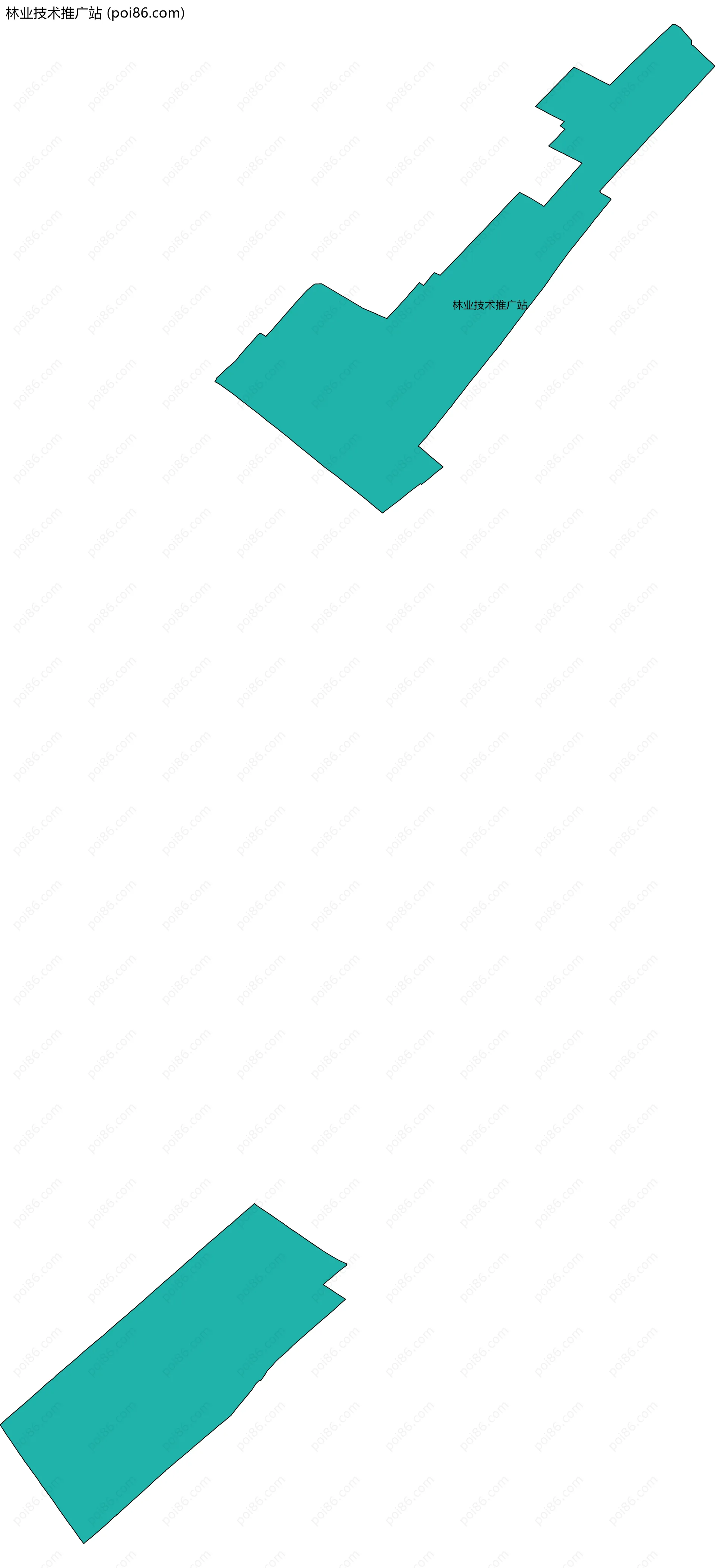 林业技术推广站边界地图