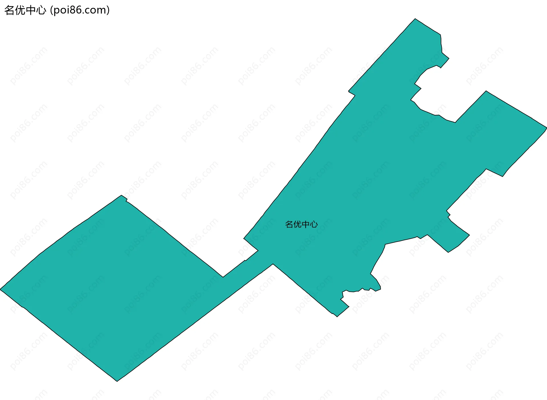 名优中心边界地图