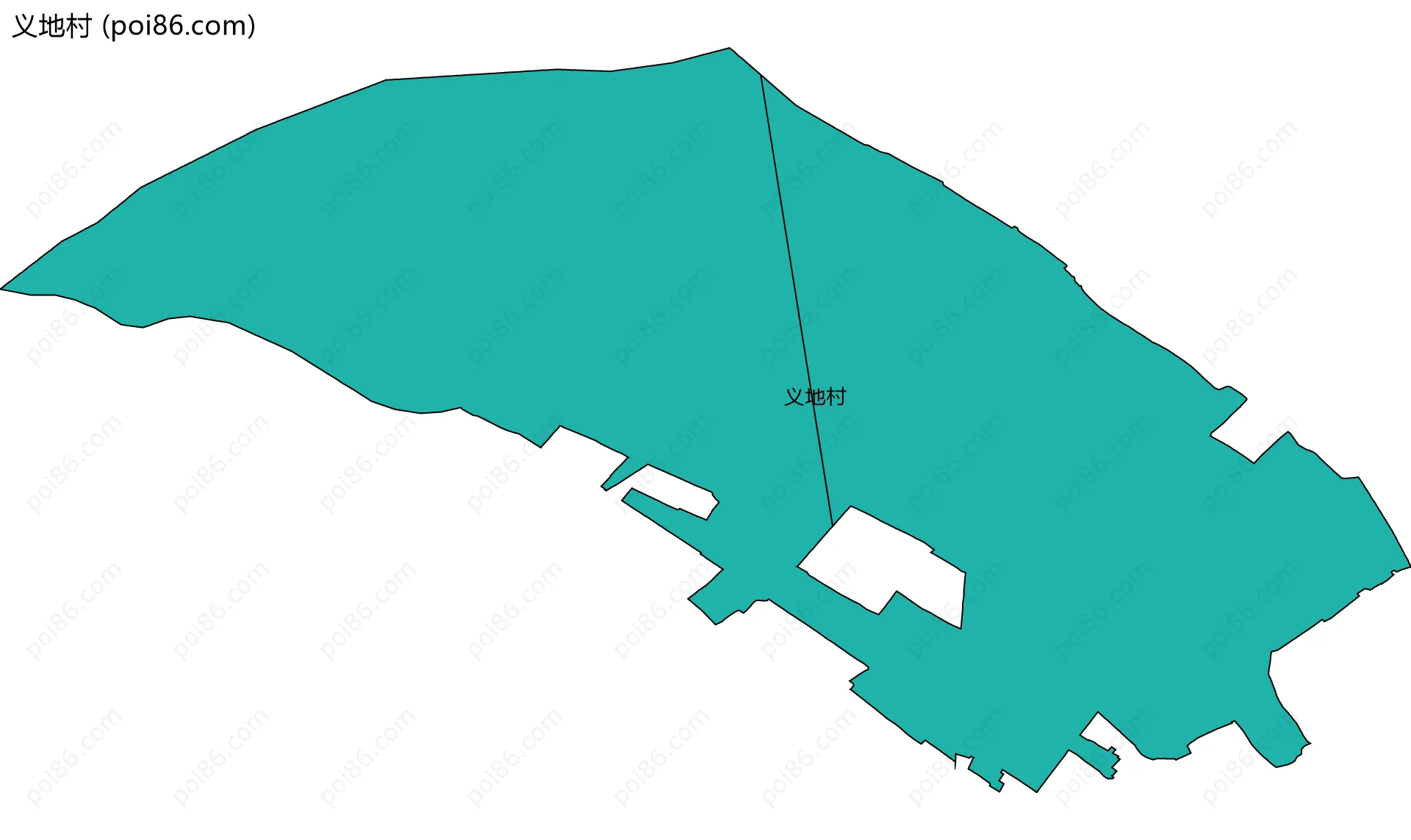 义地村边界地图