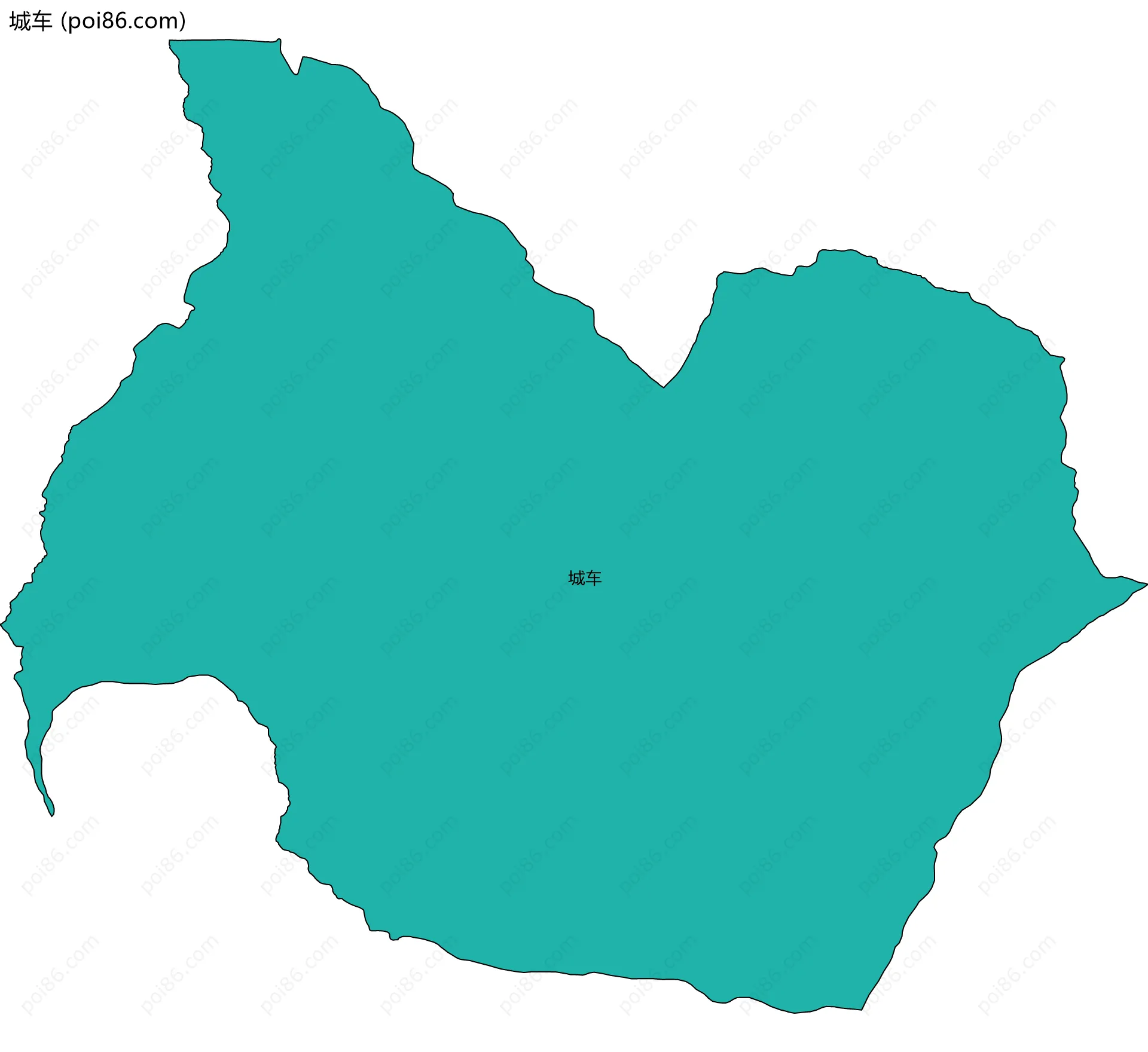 城车边界地图