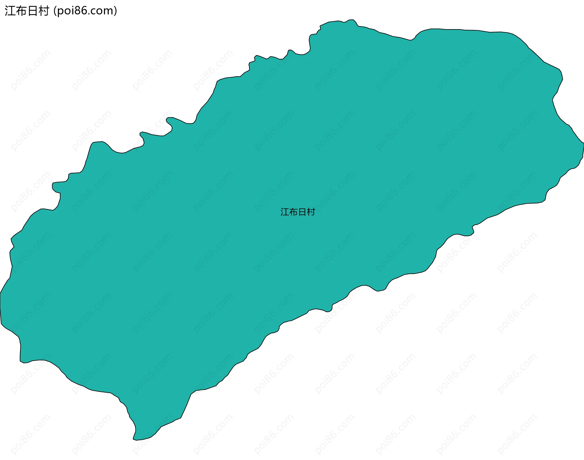 江布日村边界地图
