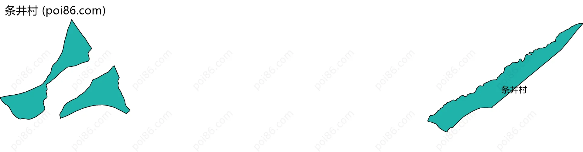 条井村边界地图