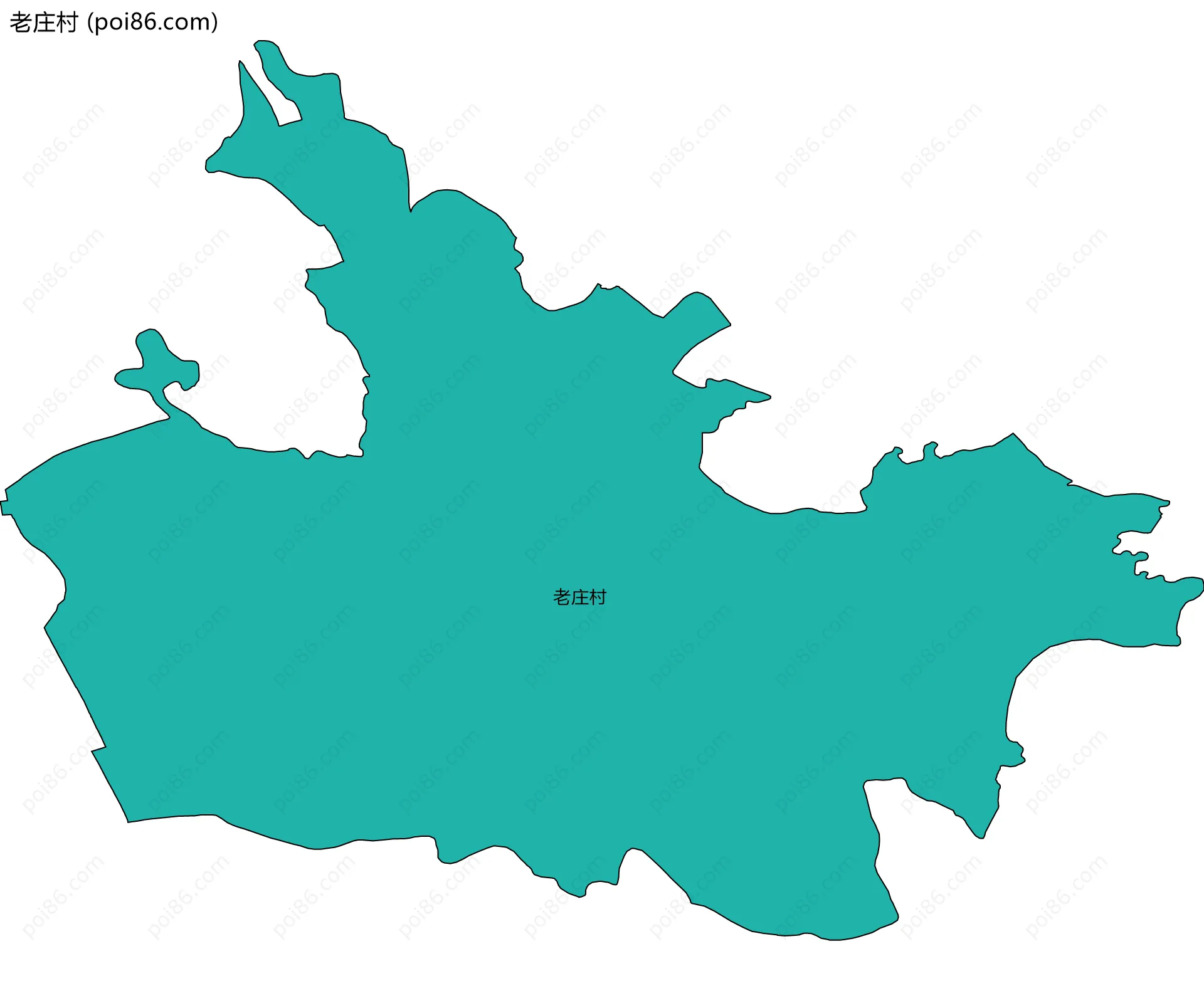 老庄村边界地图