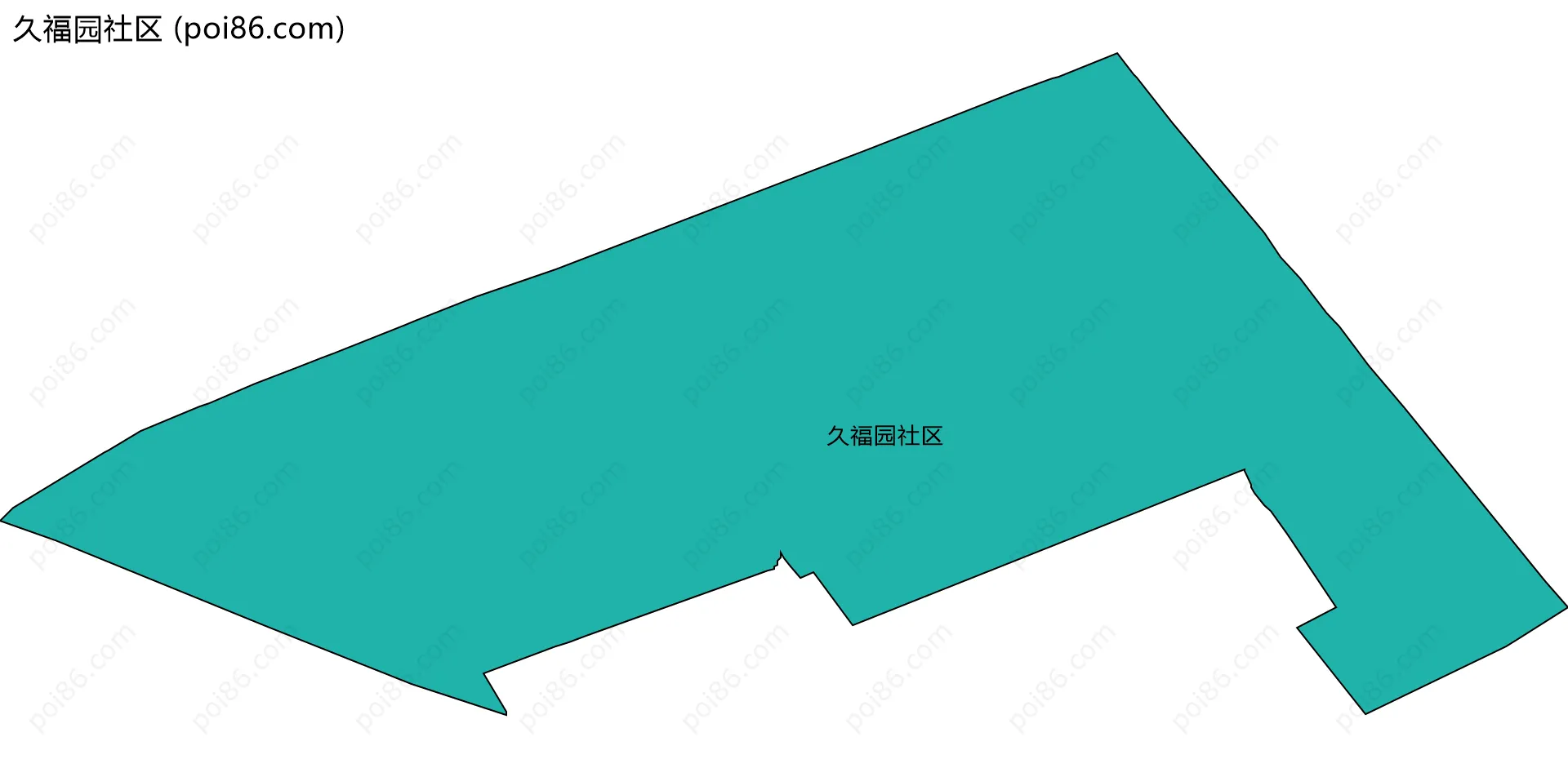 久福园社区边界地图