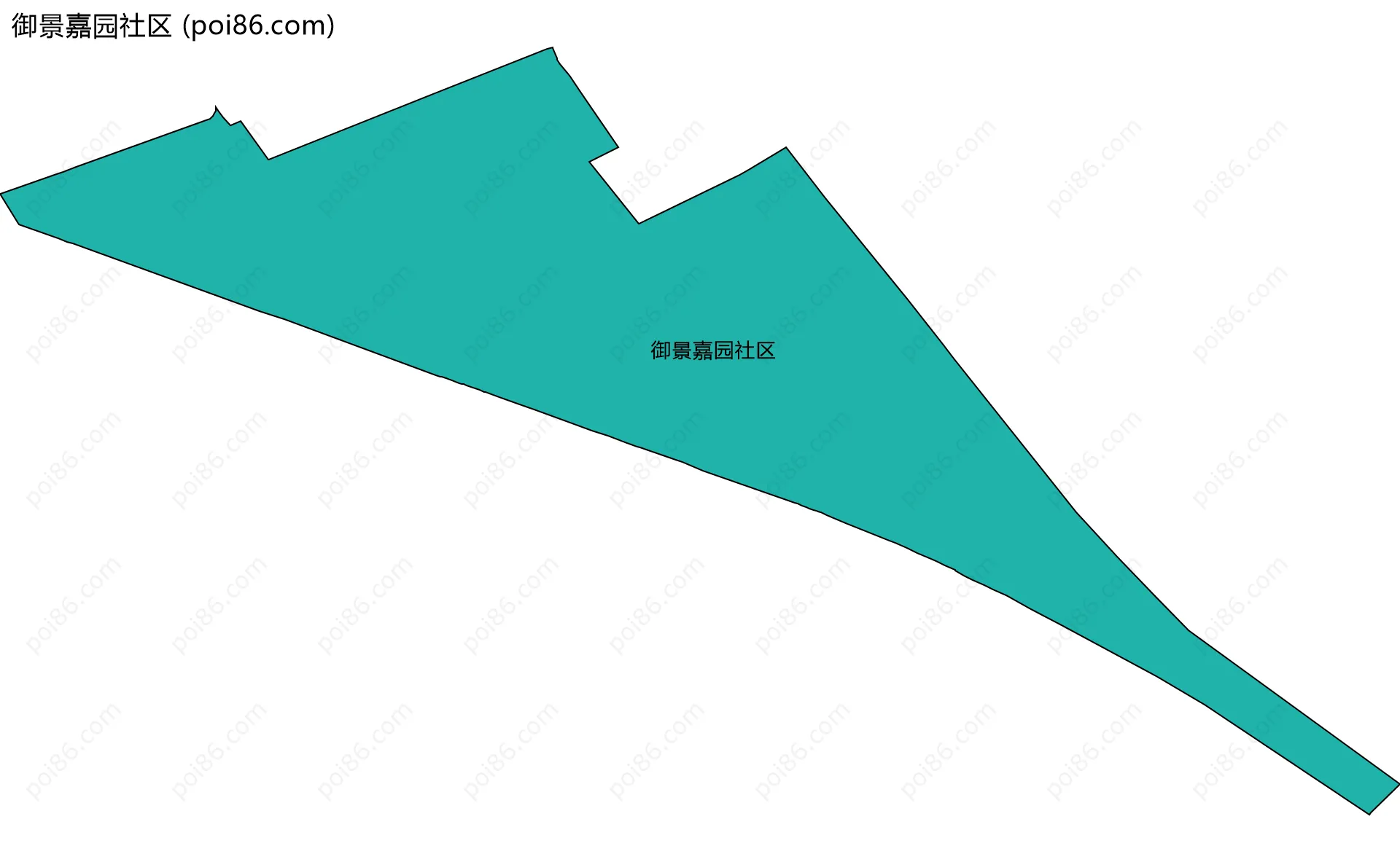 御景嘉园社区边界地图