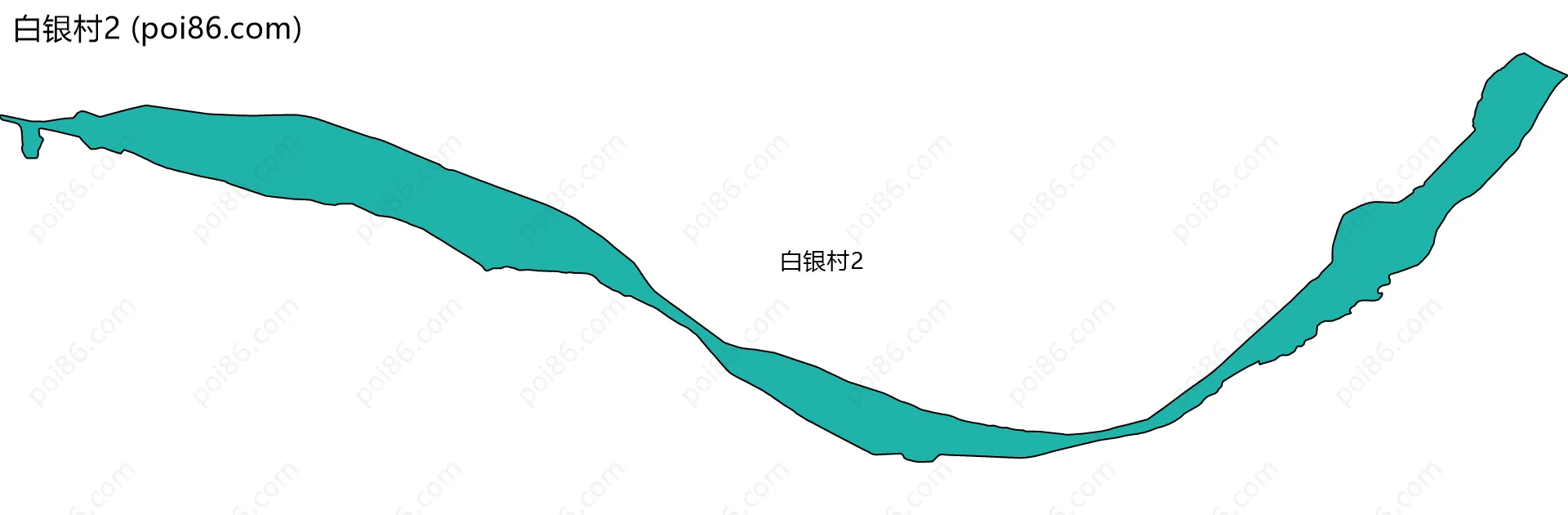 白银村2边界地图