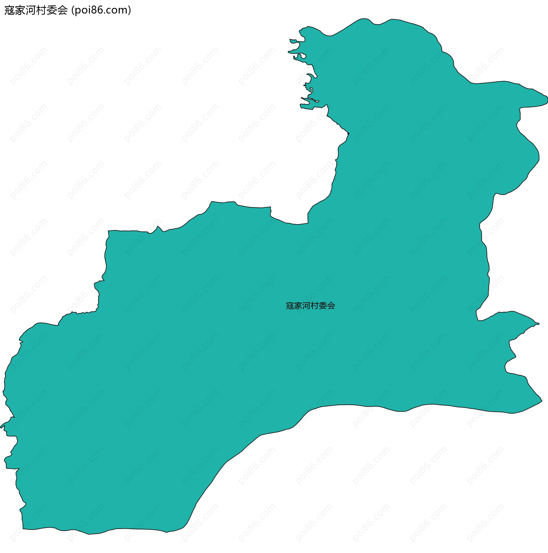 寇家河村委会边界地图