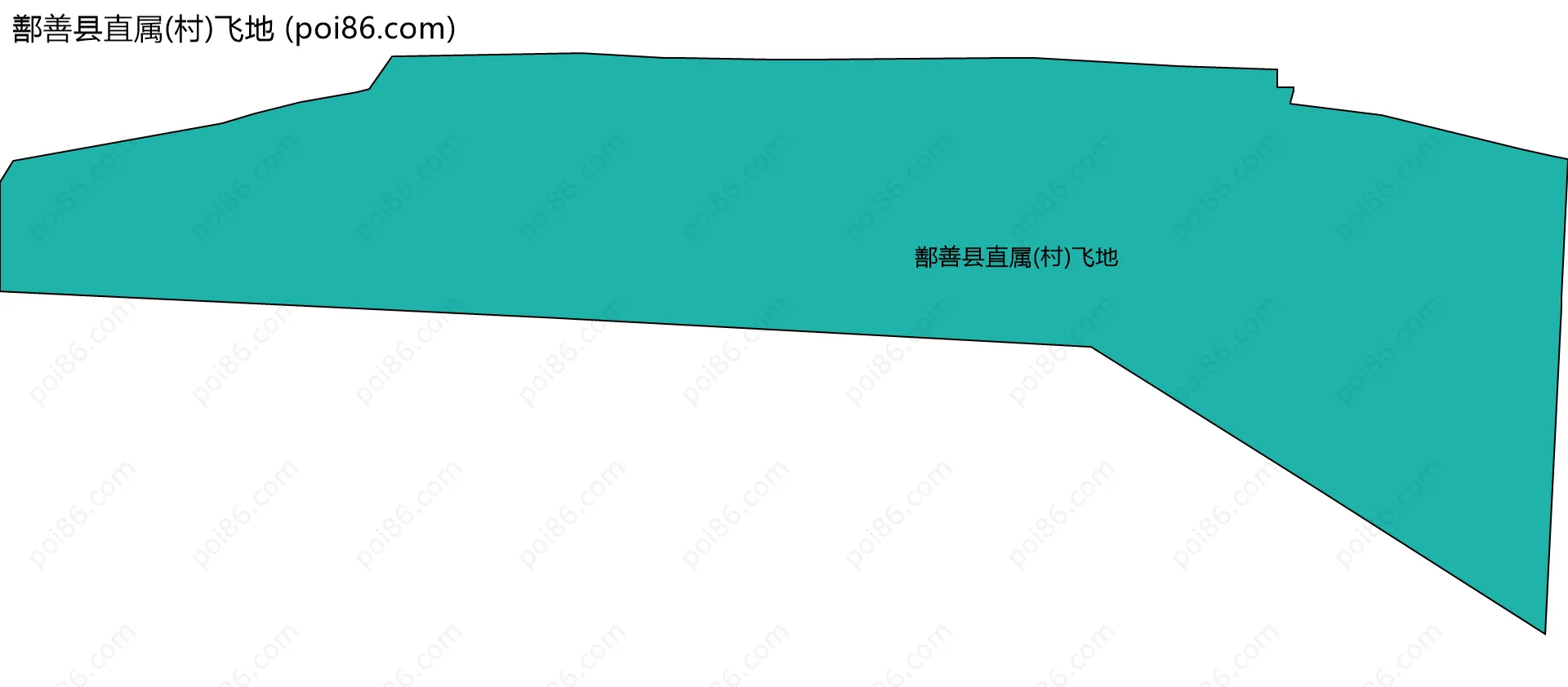 鄯善县直属(村)飞地边界地图