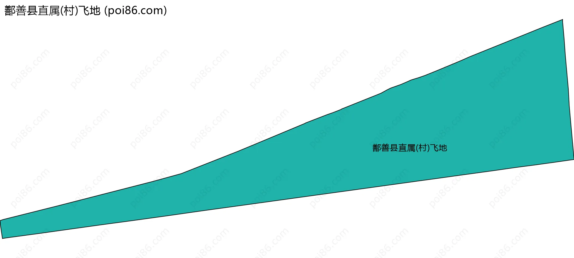 鄯善县直属(村)飞地边界地图