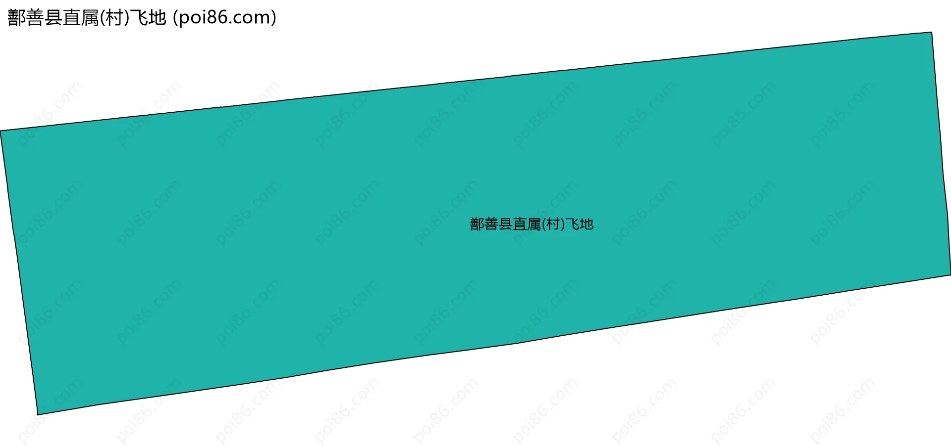 鄯善县直属(村)飞地边界地图