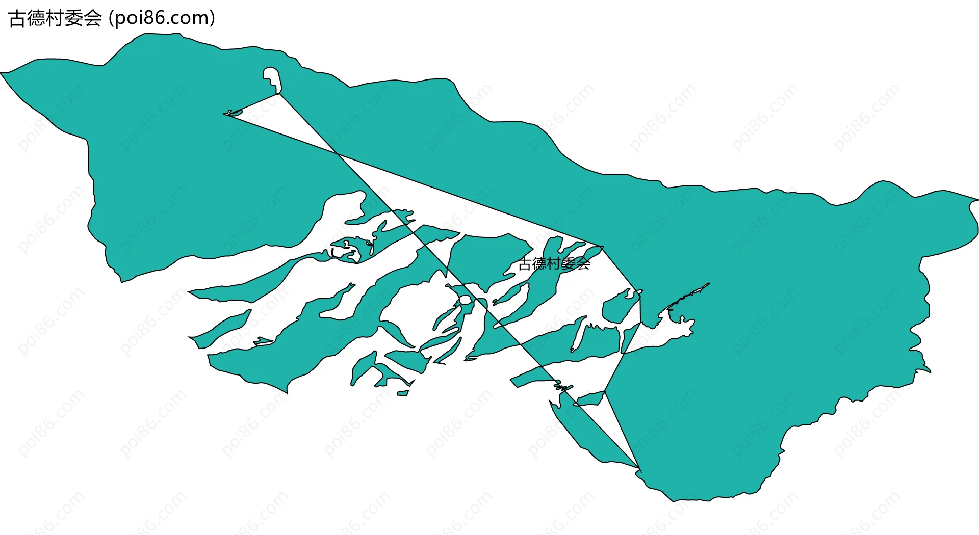 古德村委会边界地图