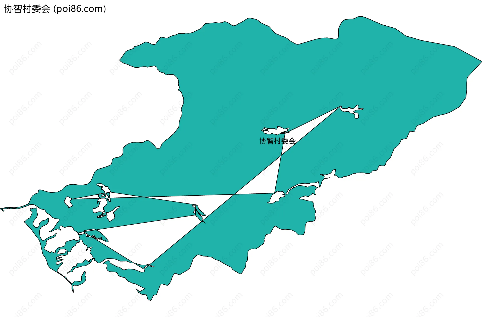 协智村委会边界地图