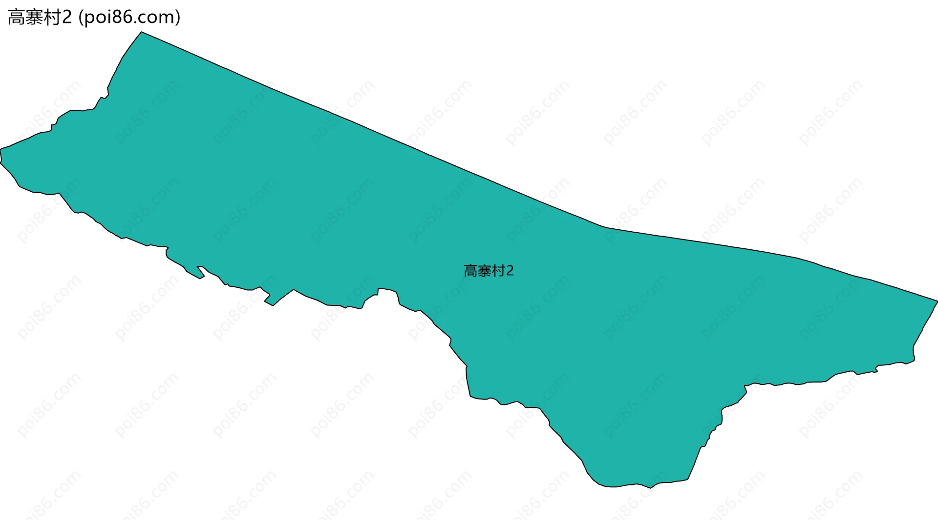 高寨村2边界地图