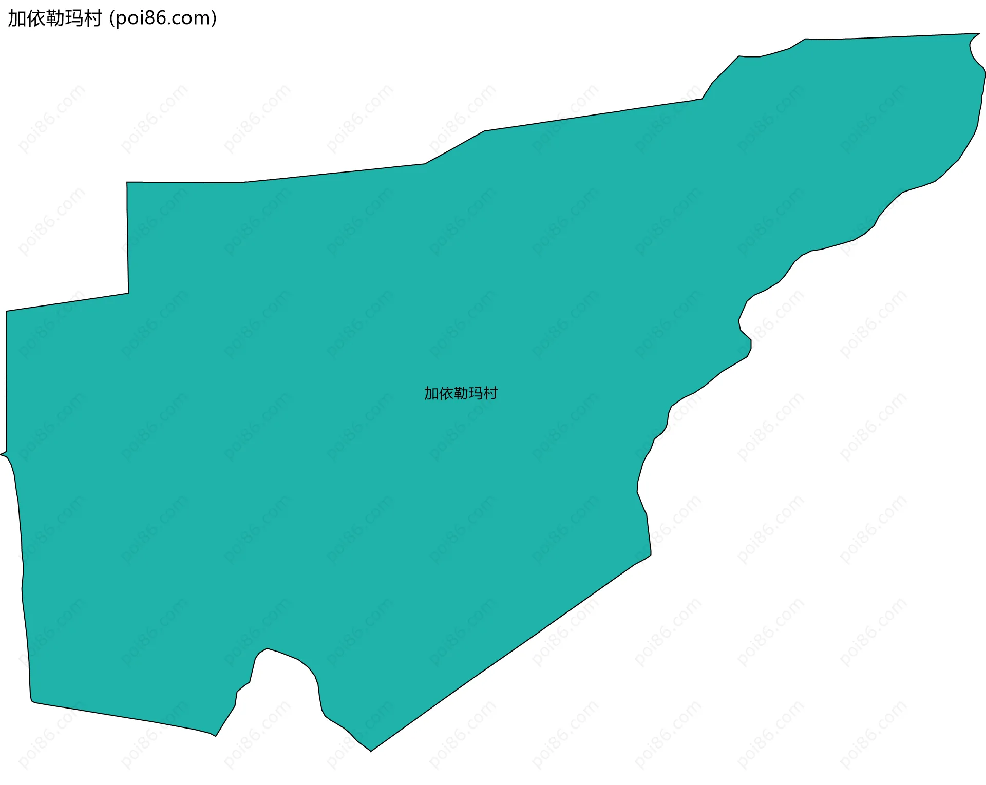 加依勒玛村边界地图