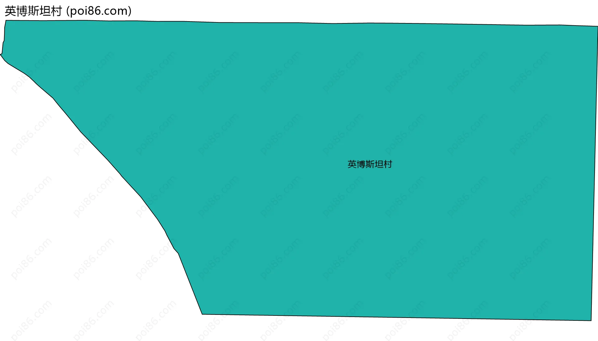英博斯坦村边界地图