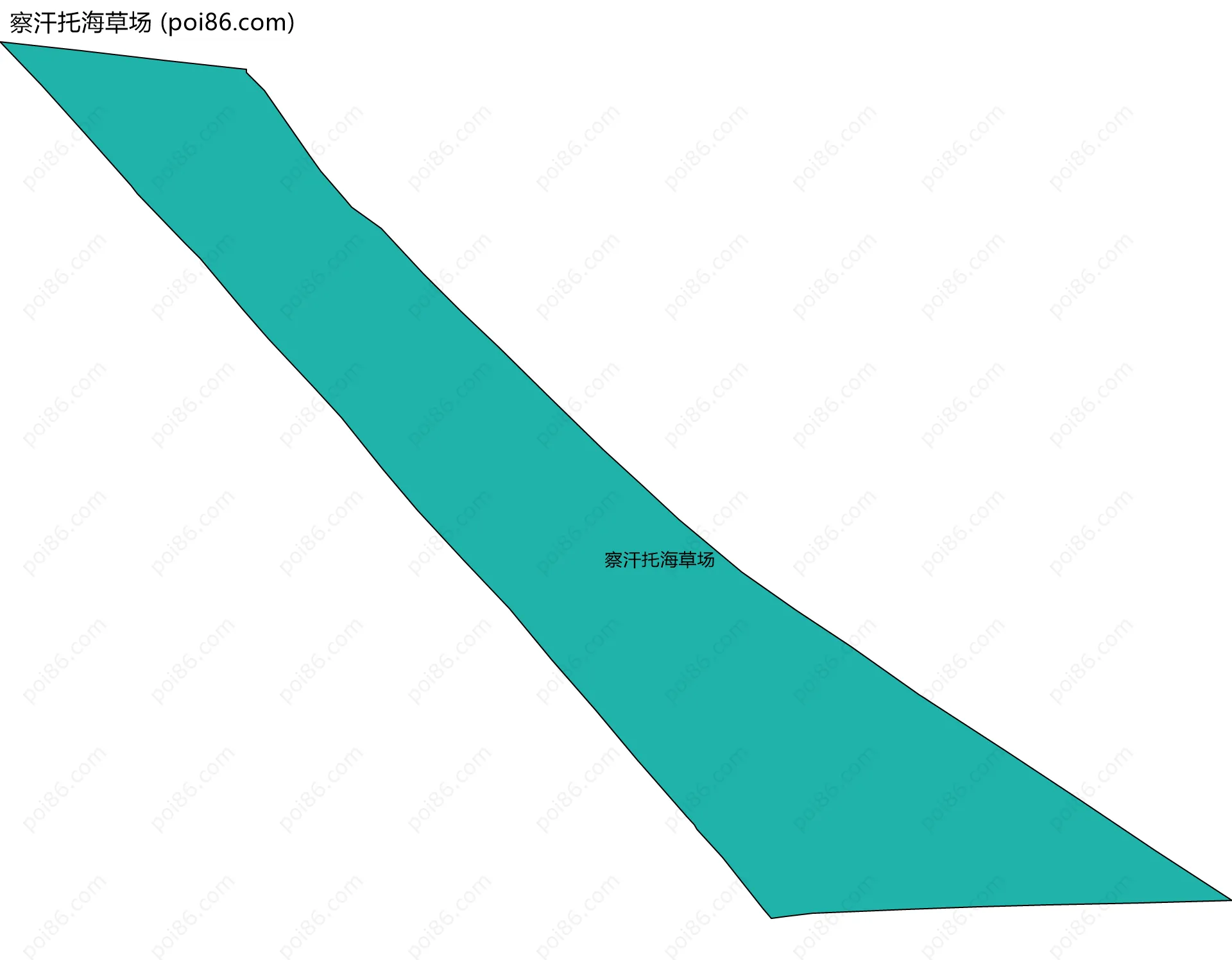 察汗托海草场边界地图