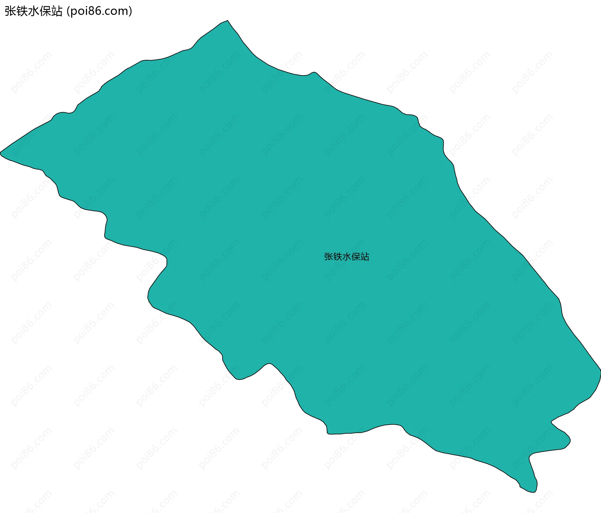张铁水保站边界地图