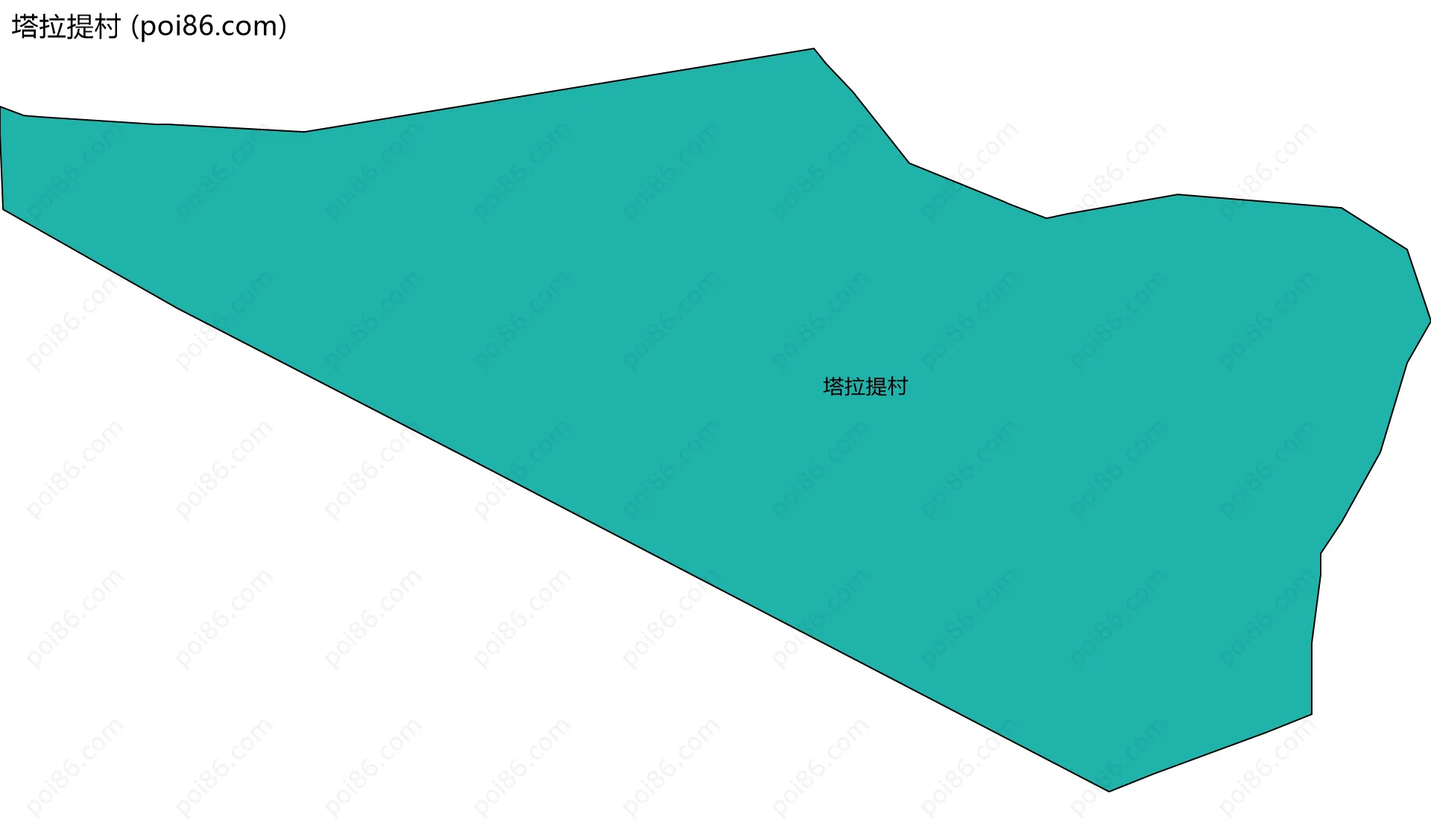 塔拉提村边界地图
