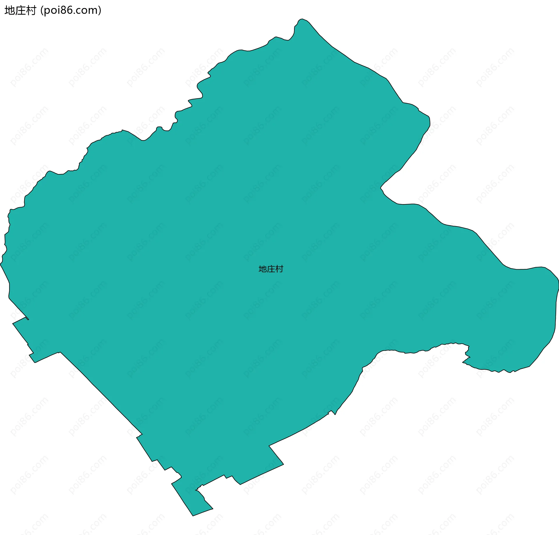 地庄村边界地图