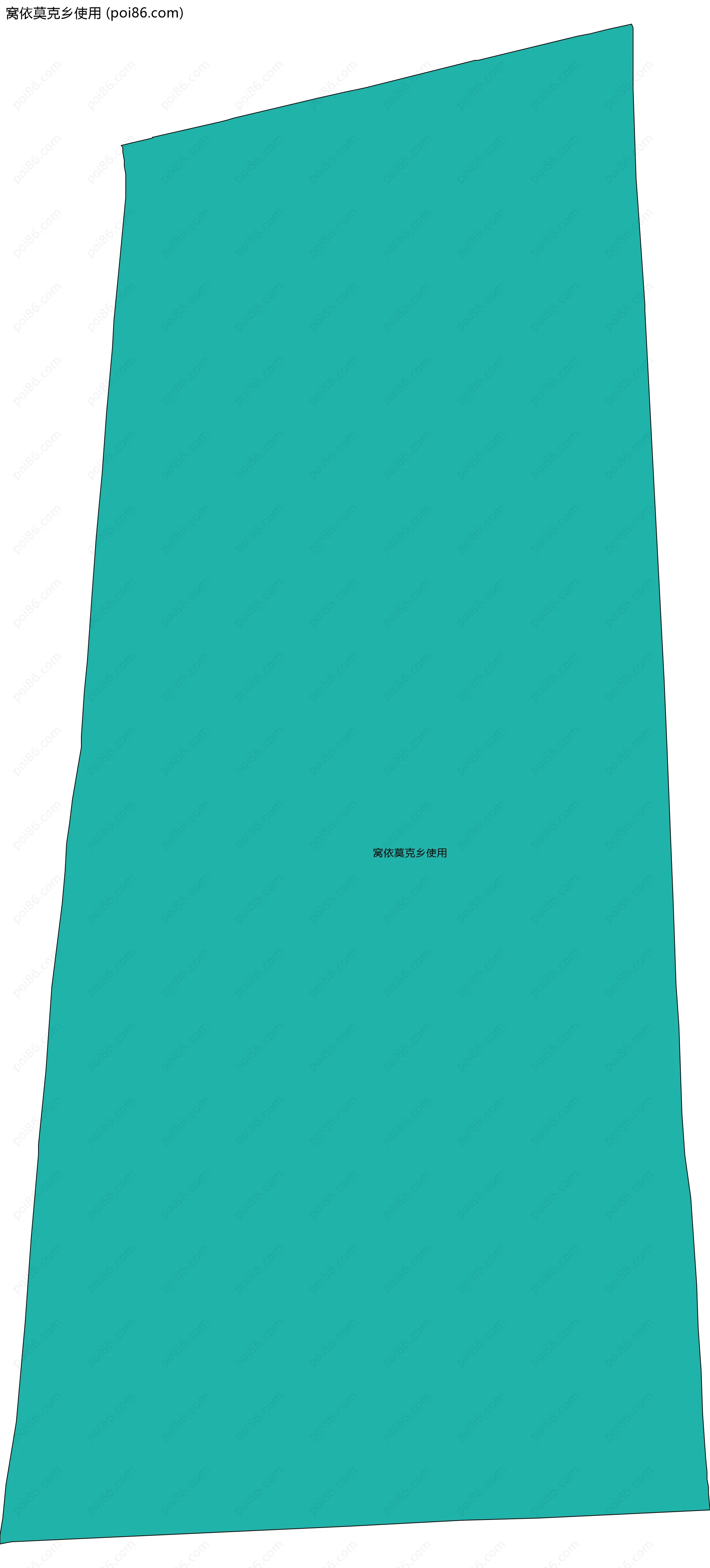 窝依莫克乡使用边界地图