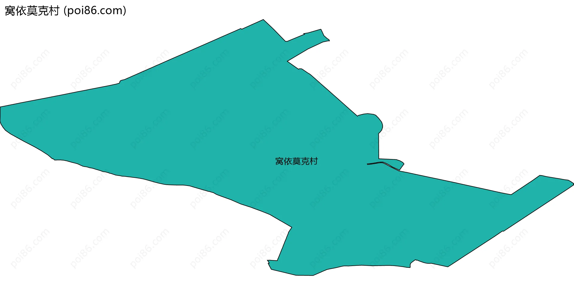 窝依莫克村边界地图