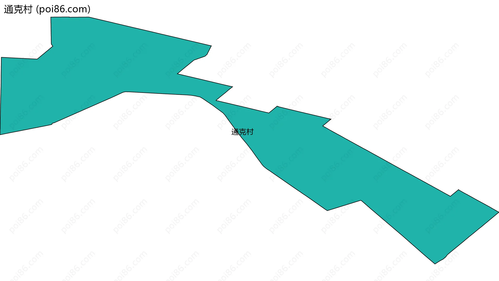 通克村边界地图