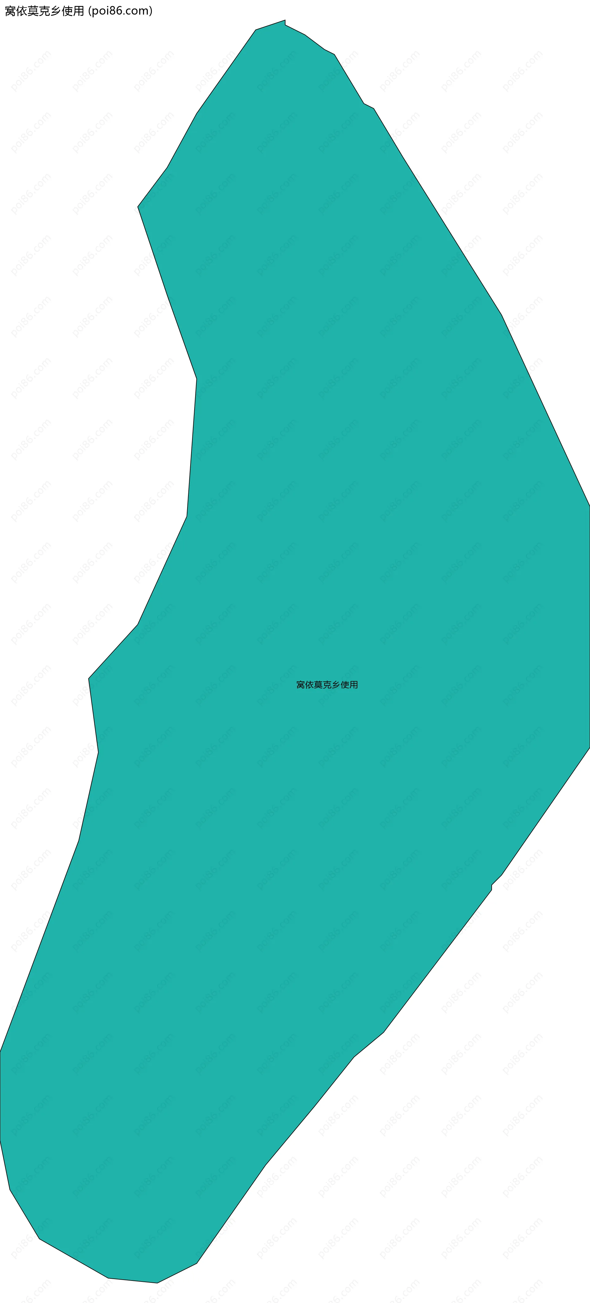 窝依莫克乡使用边界地图