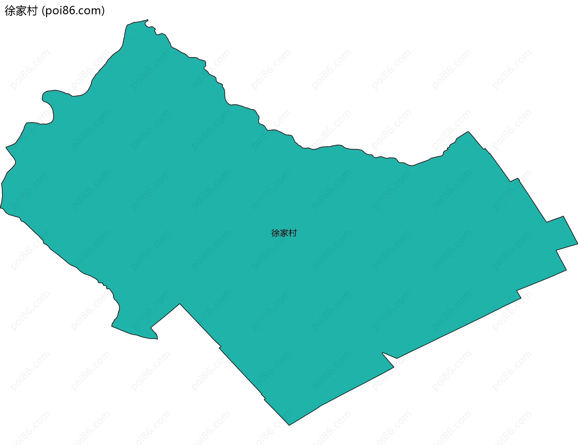 徐家村边界地图