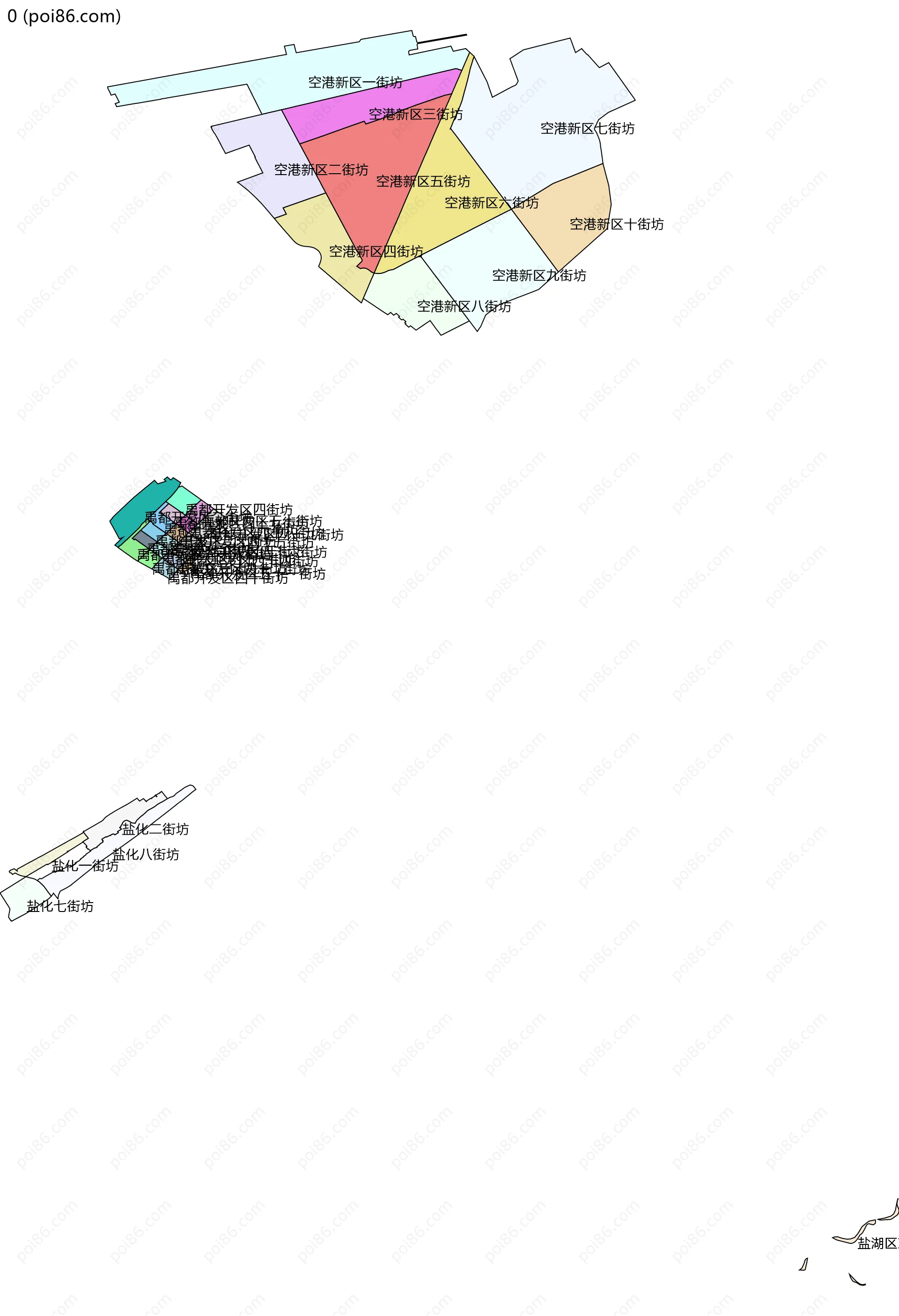 0边界地图(五级行政区划)