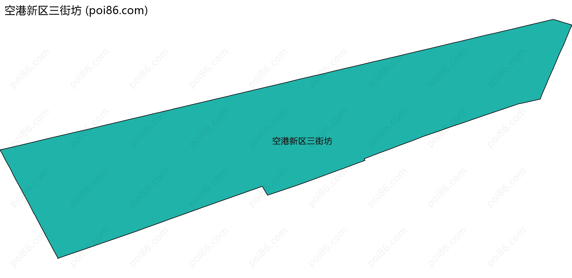 空港新区三街坊边界地图