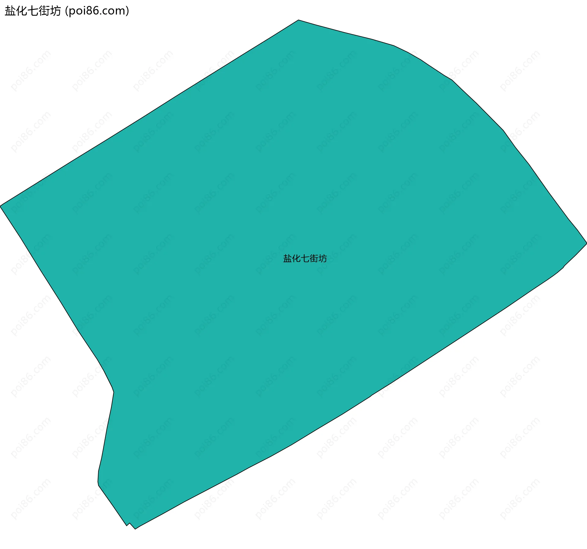 盐化七街坊边界地图