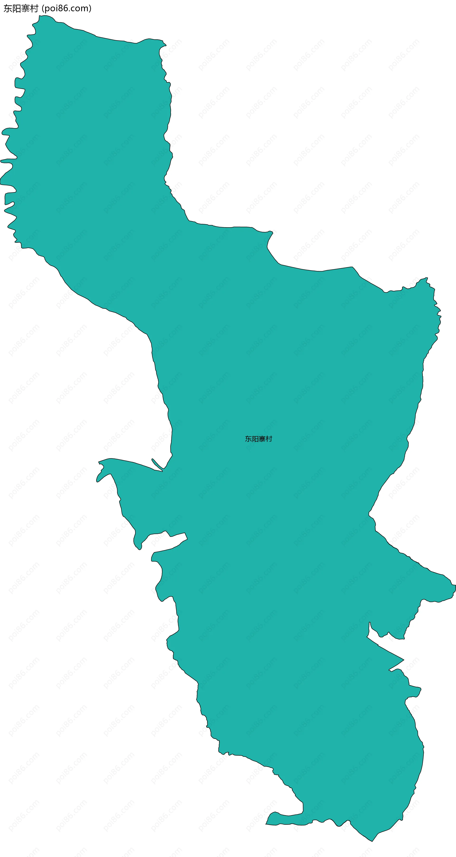 东阳寨村边界地图