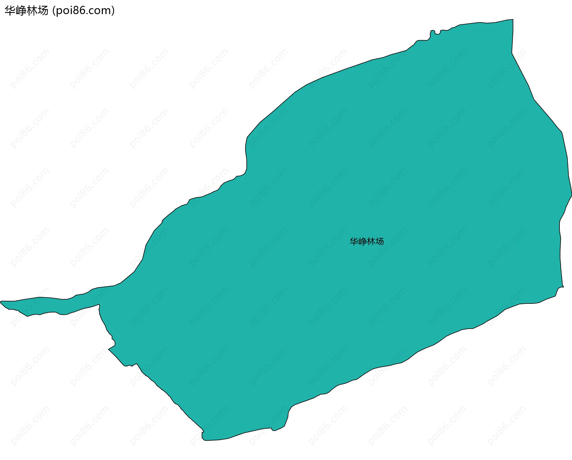 华峥林场边界地图