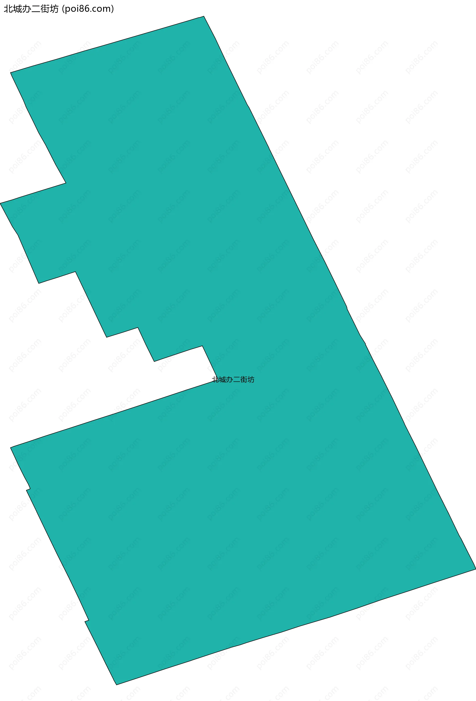 北城办二街坊边界地图