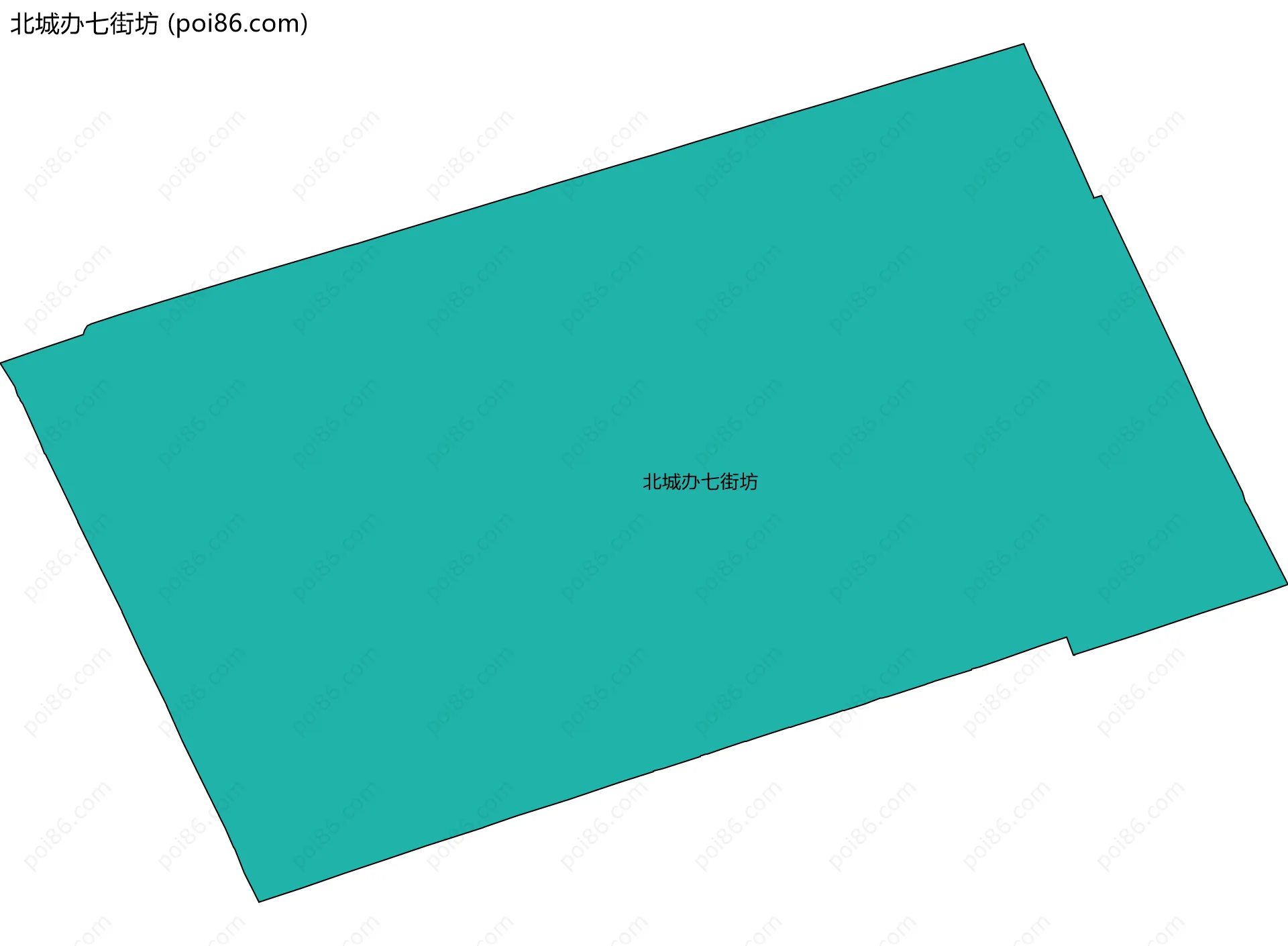 北城办七街坊边界地图