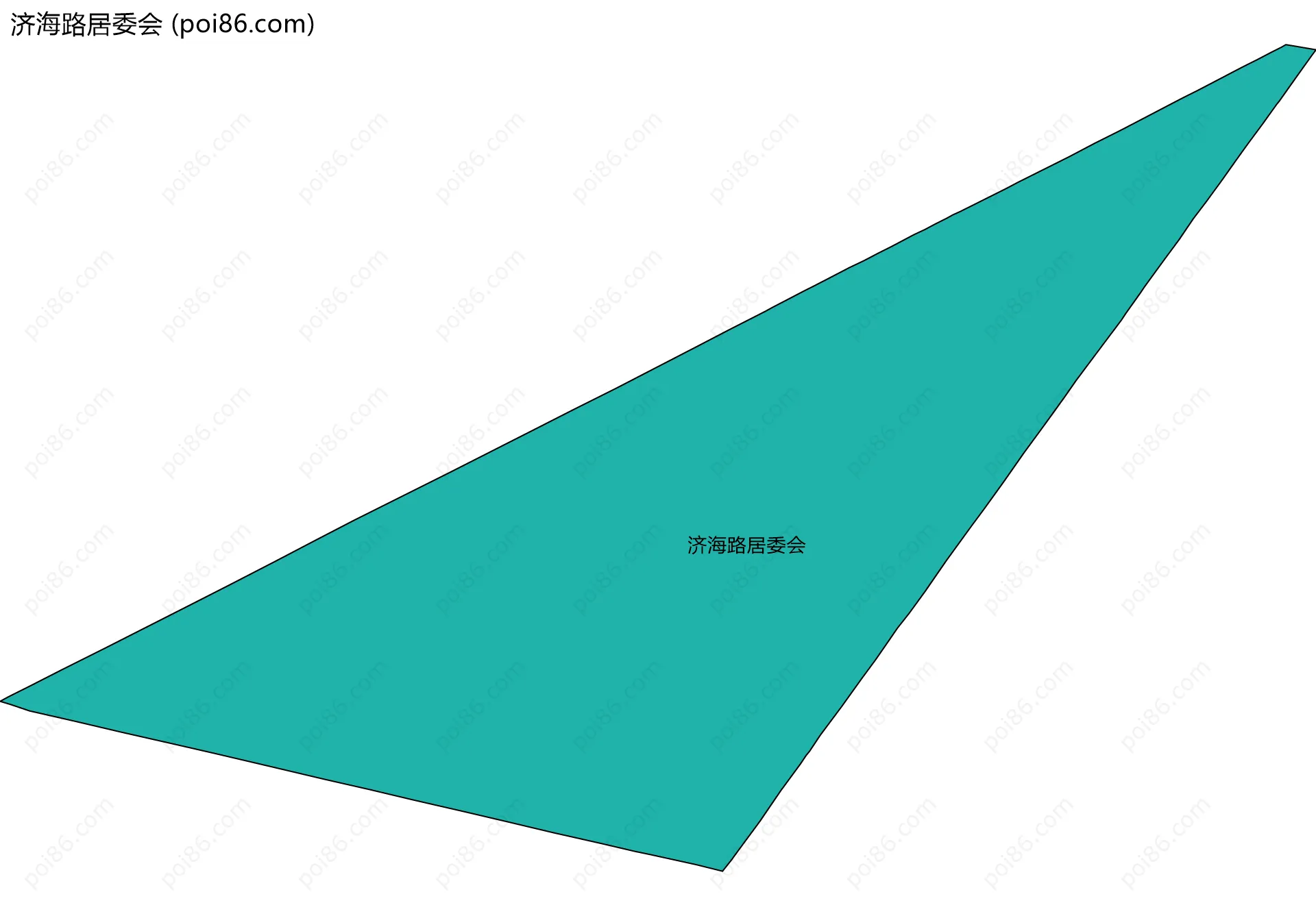 济海路居委会边界地图