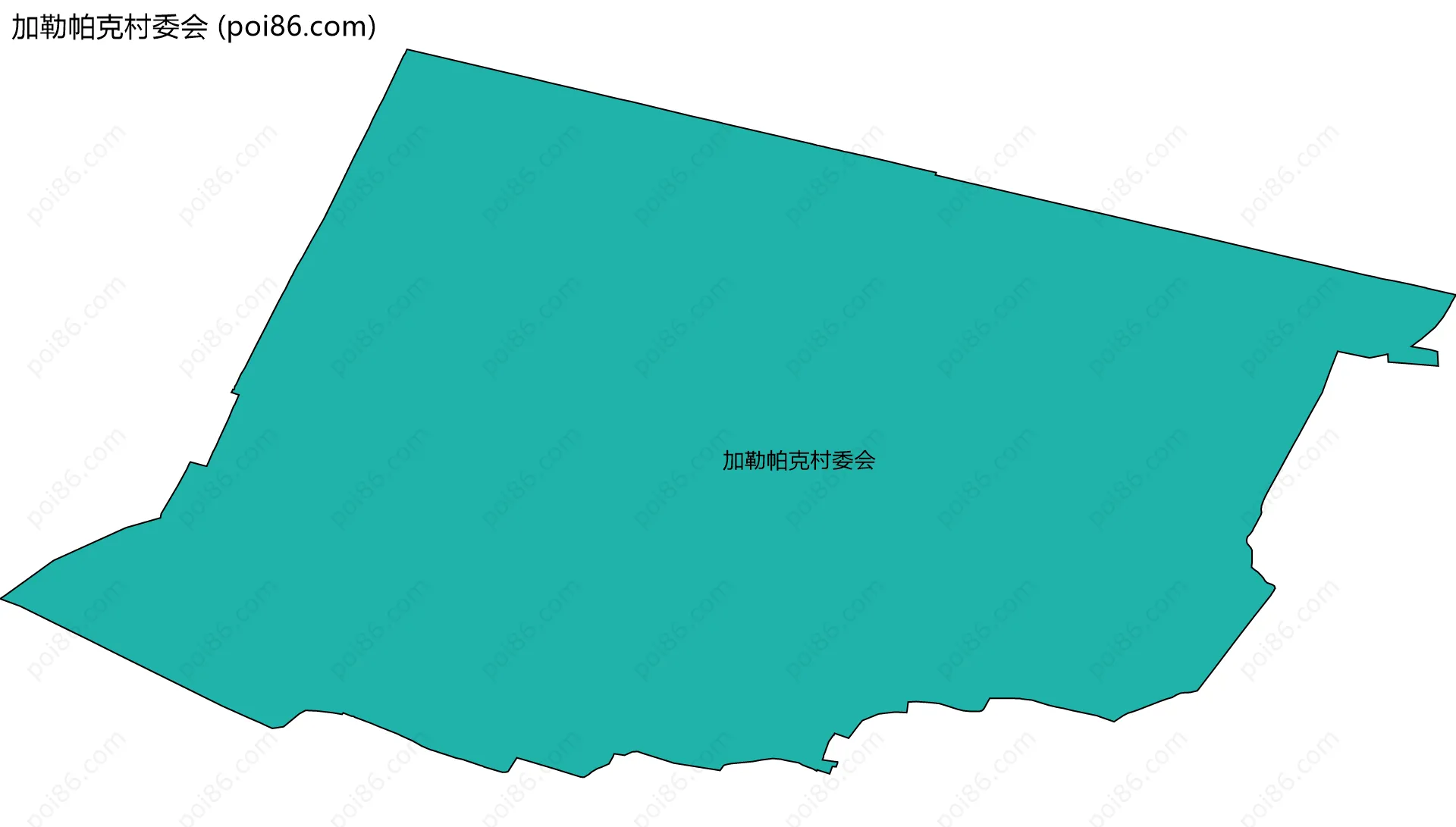 加勒帕克村委会边界地图