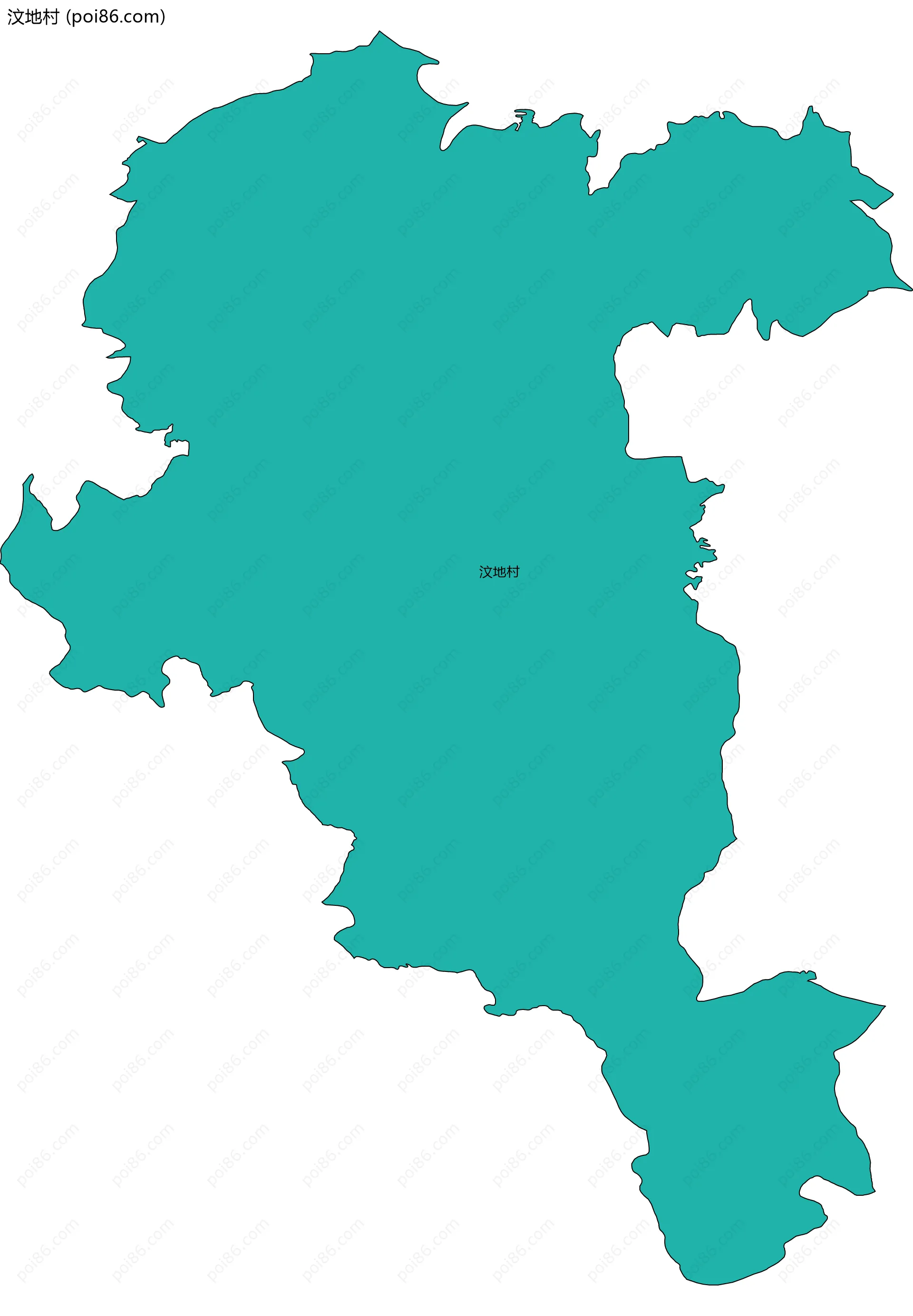 汶地村边界地图