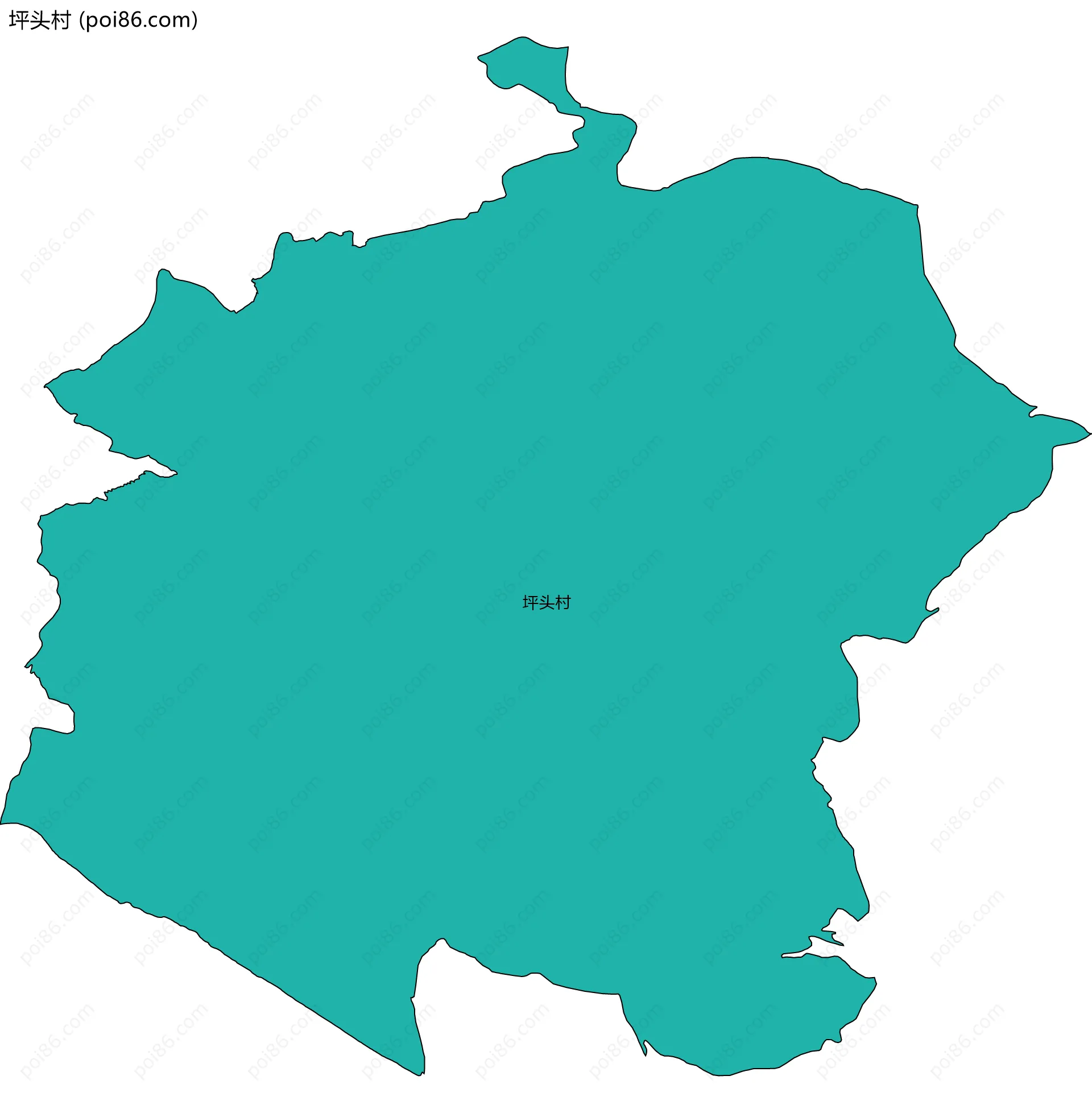 坪头村边界地图