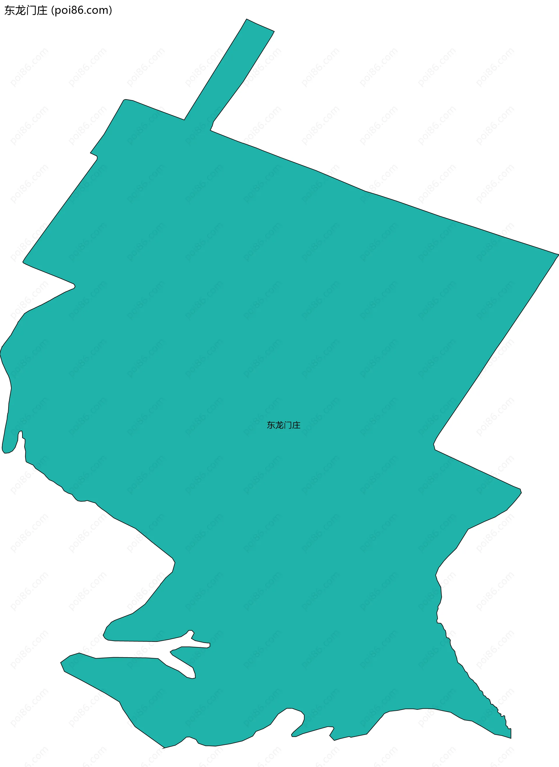 东龙门庄边界地图